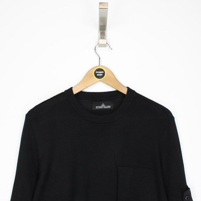 Stone Island Shadow Project SS 2018 Black Cotton Knit Jumper