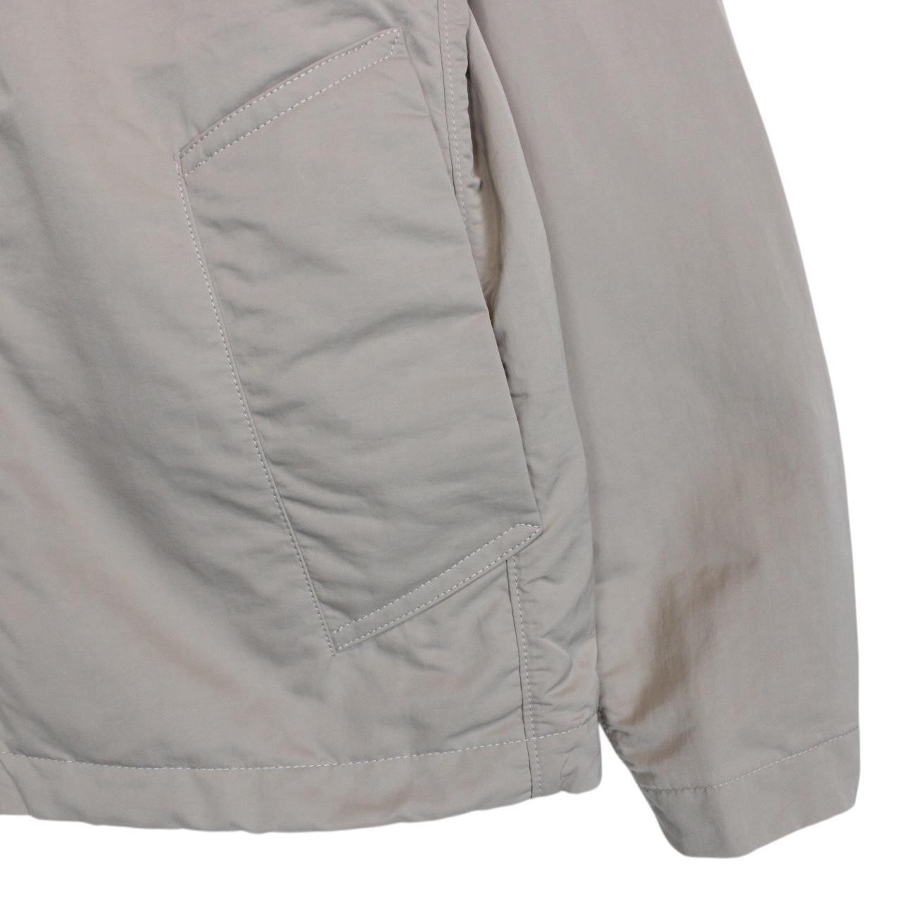 Stone Island SS 2023 Beige Hyper Dense Nylon Raso Full Zip Hooded Jacket