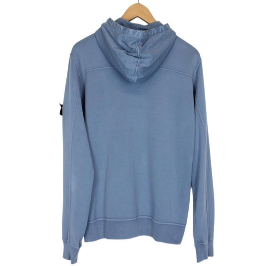 Stone Island SS 2013 Blue Cotton Full Zip Hoodie Jumper
