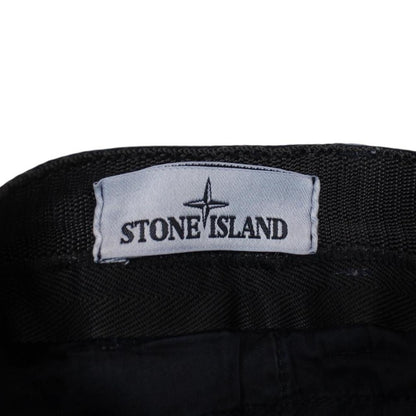 Stone Island SS 2015 Navy Blue Bermuda Cotton Cargo Shorts