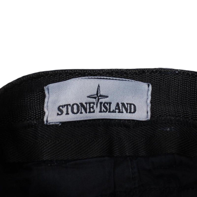 Stone Island SS 2015 Navy Blue Bermuda Cotton Cargo Shorts
