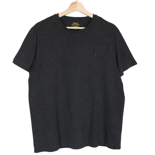 Polo Ralph Lauren Dark Grey Short Sleeve Cotton T-Shirt