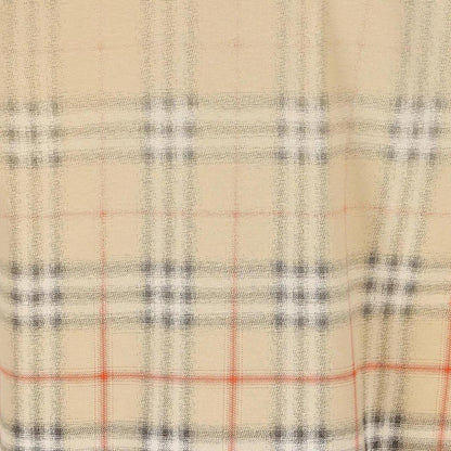 Burberry beige pocket t-shirt with gradient Nova Check pattern and crew neckline.