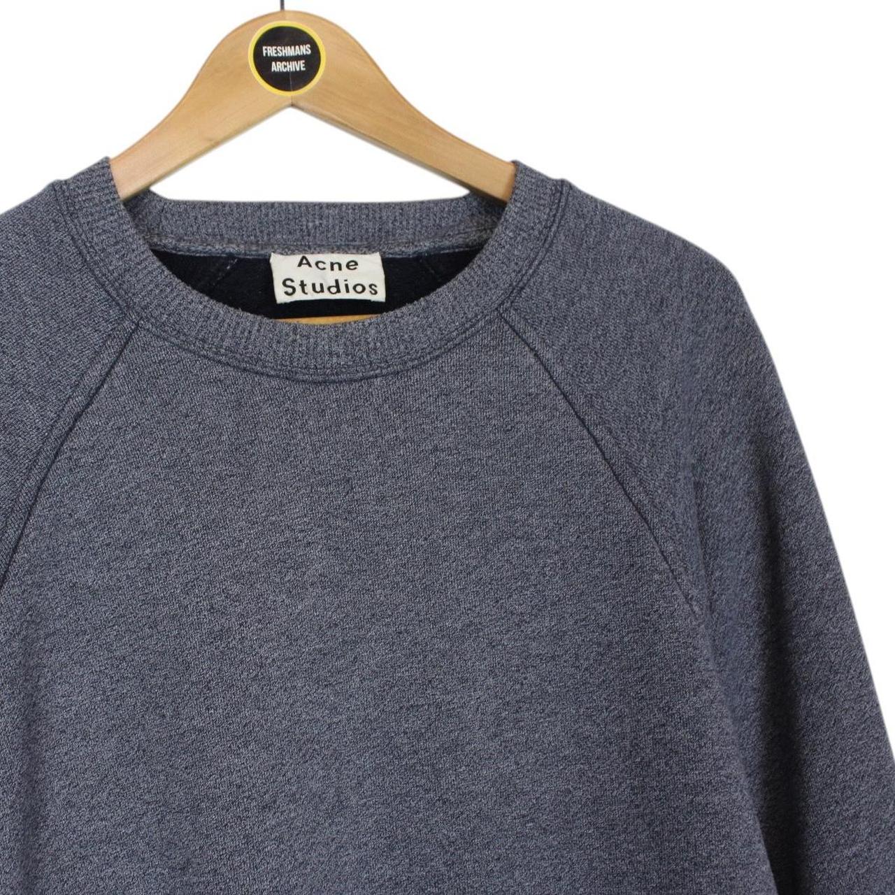 Acne Studios Blue Cotton Sweatshirt Jumper