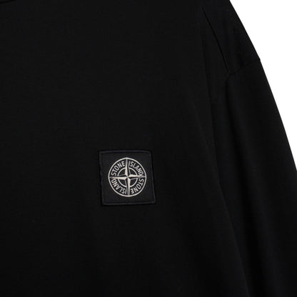 Stone Island SS 2019 Black Long Sleeve Compass T-Shirt