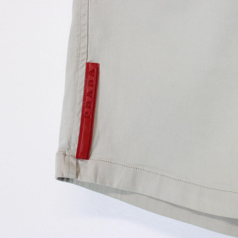 Vintage Prada Sport Beige Cotton Shorts