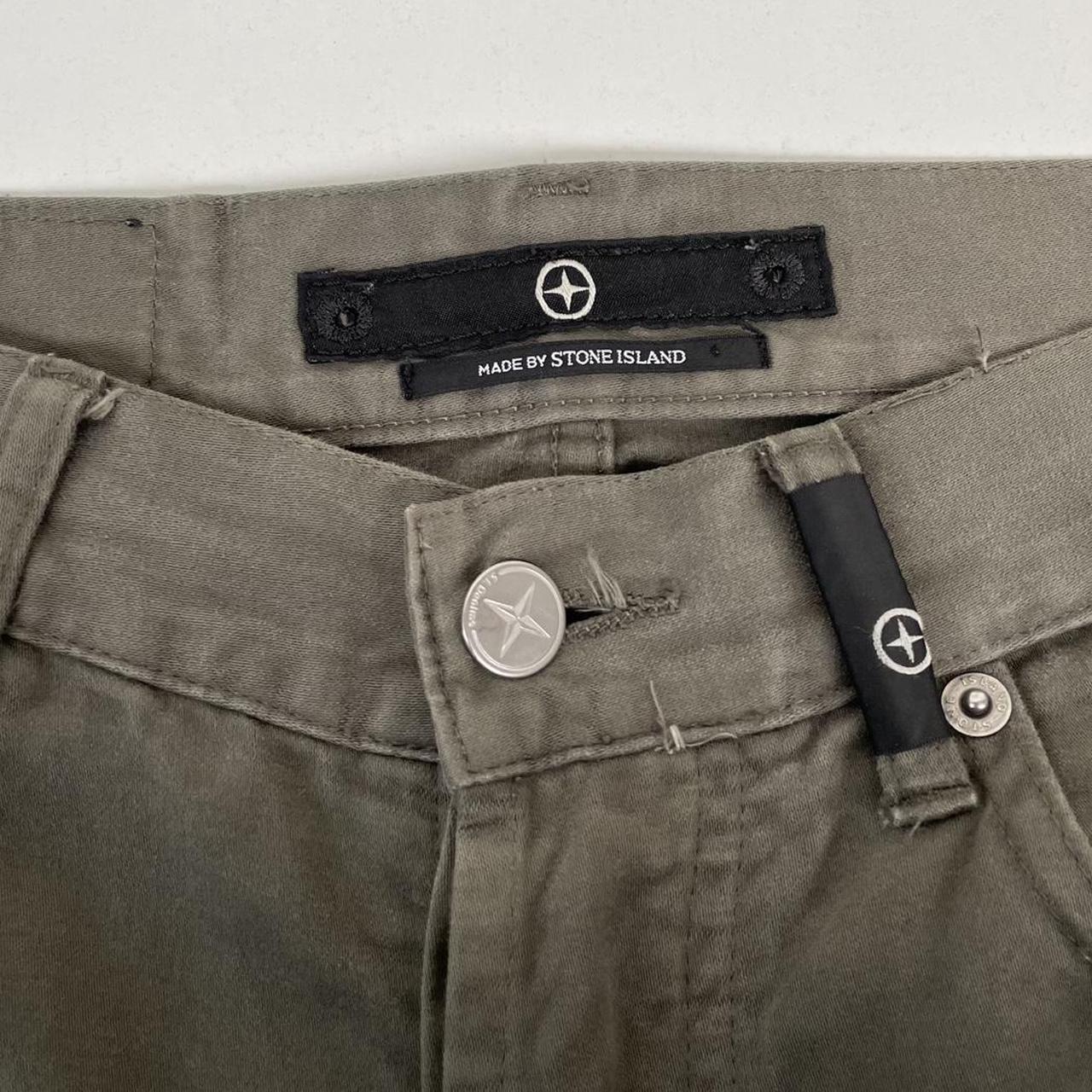 Vintage Stone Island Denims AW 2005 Khaki Green Cotton Trousers