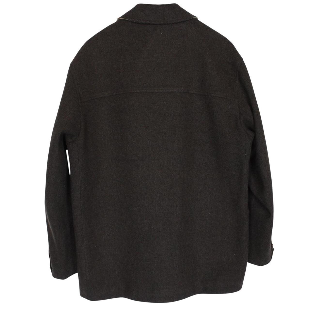 Vintage 90s Burberry Brown Cashmere Wool Blend Coat