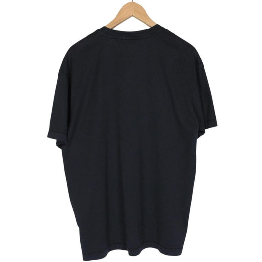Stone Island Navy Blue Short Sleeve Cotton Compass T-Shirt
