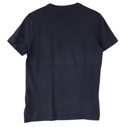 Polo Ralph Lauren navy blue short sleeve cotton t-shirt with pocket and logo.