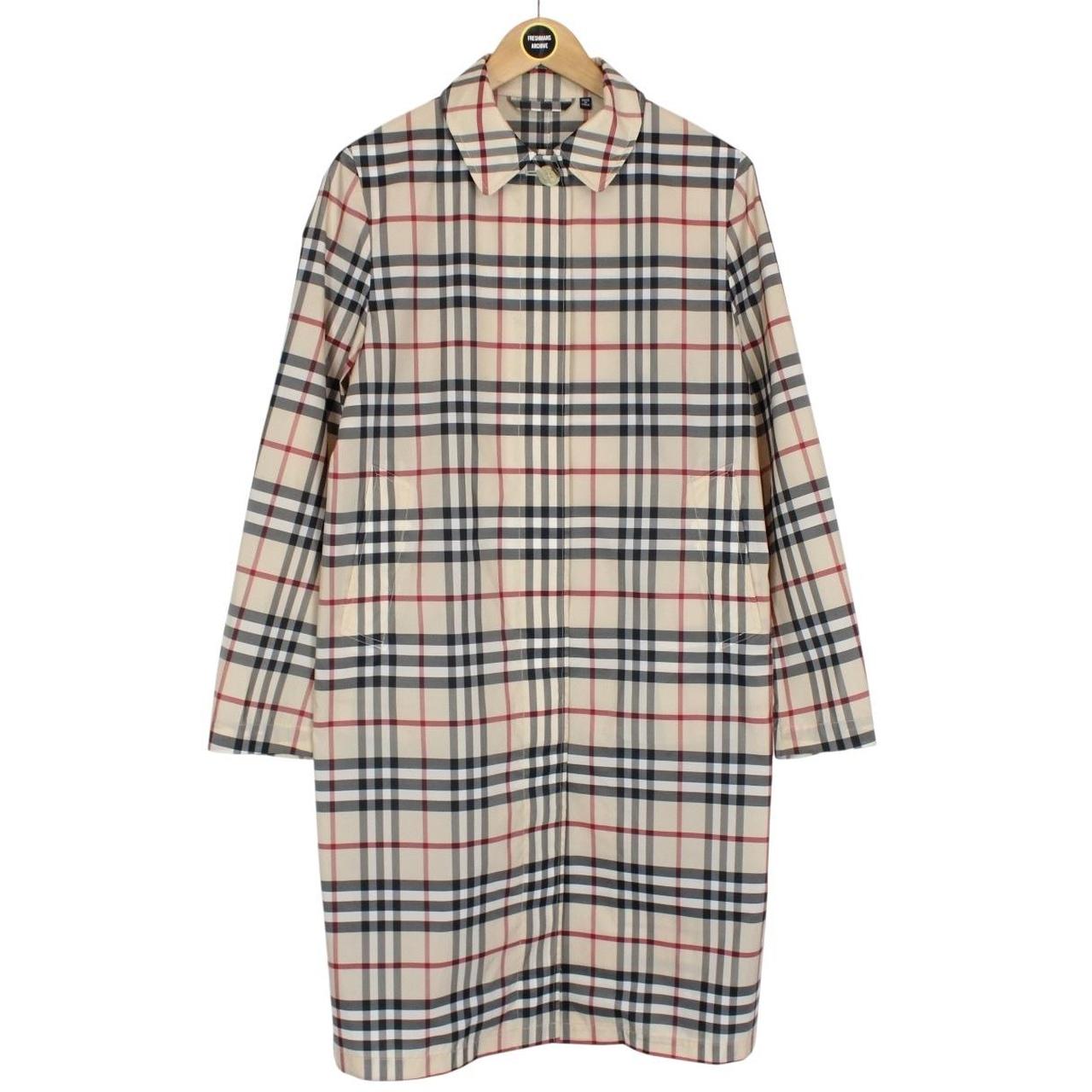 Burberry London Beige Nova Check Trench Coat