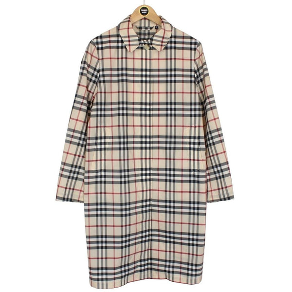 Burberry London Beige Nova Check Trench Coat