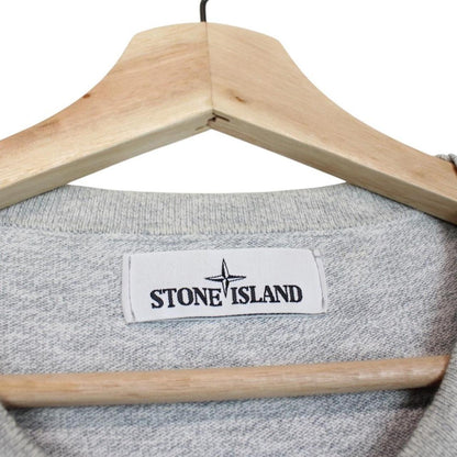 Stone Island SS 2019 Grey Cotton Blend Knit Jumper