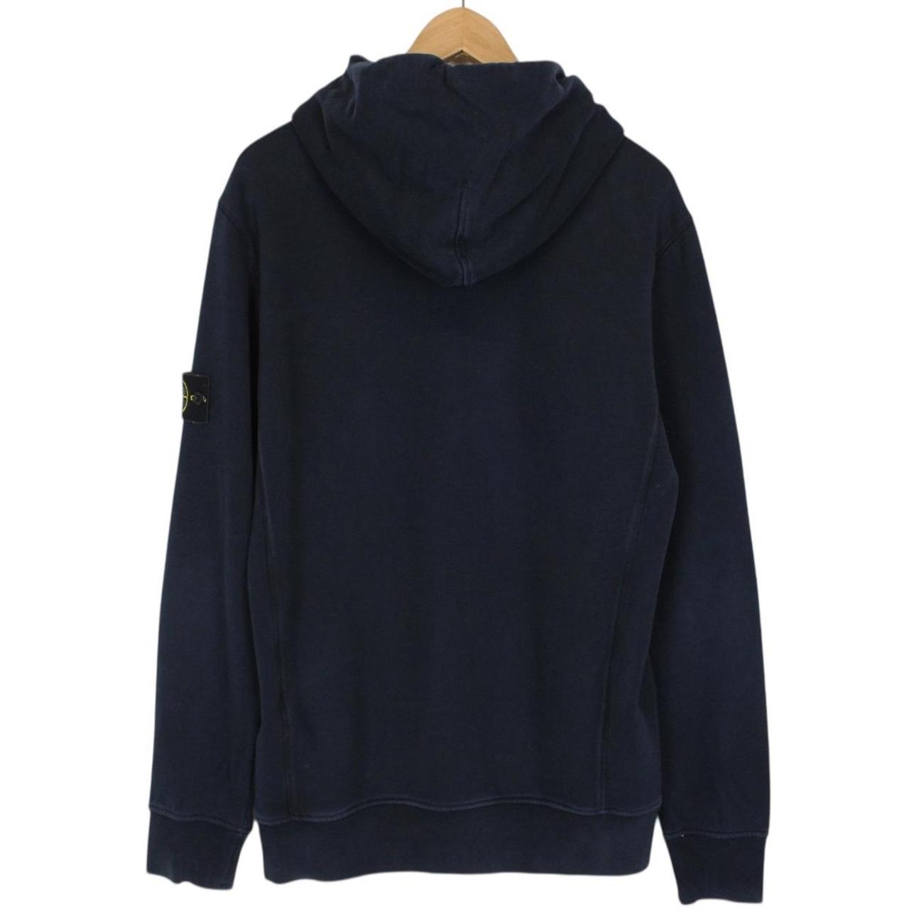 Stone Island AW 2017 Navy Blue Cotton Hoodie Jumper