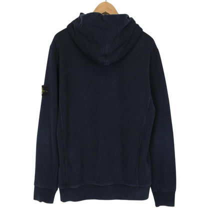 Stone Island AW 2017 Navy Blue Cotton Hoodie Jumper