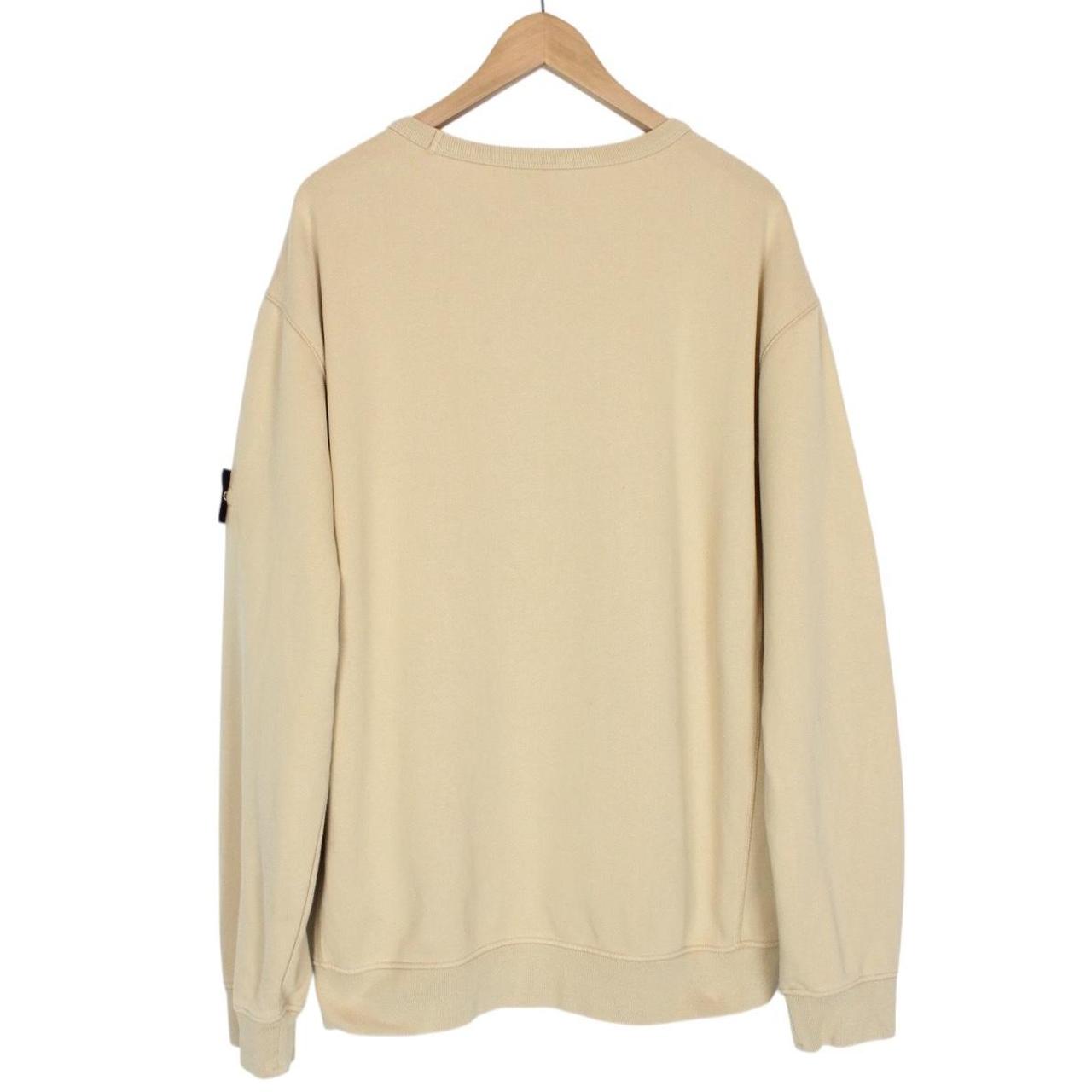 Stone Island AW 2019 Beige Cotton Sweatshirt Jumper