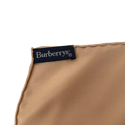 Vintage Burberry Multicoloured Costumes Print Silk Scarf