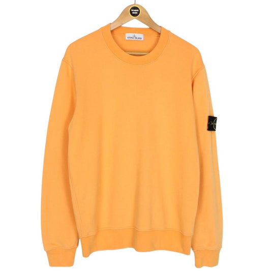 Stone Island AW 2020 Orange Cotton Sweatshirt Jumper