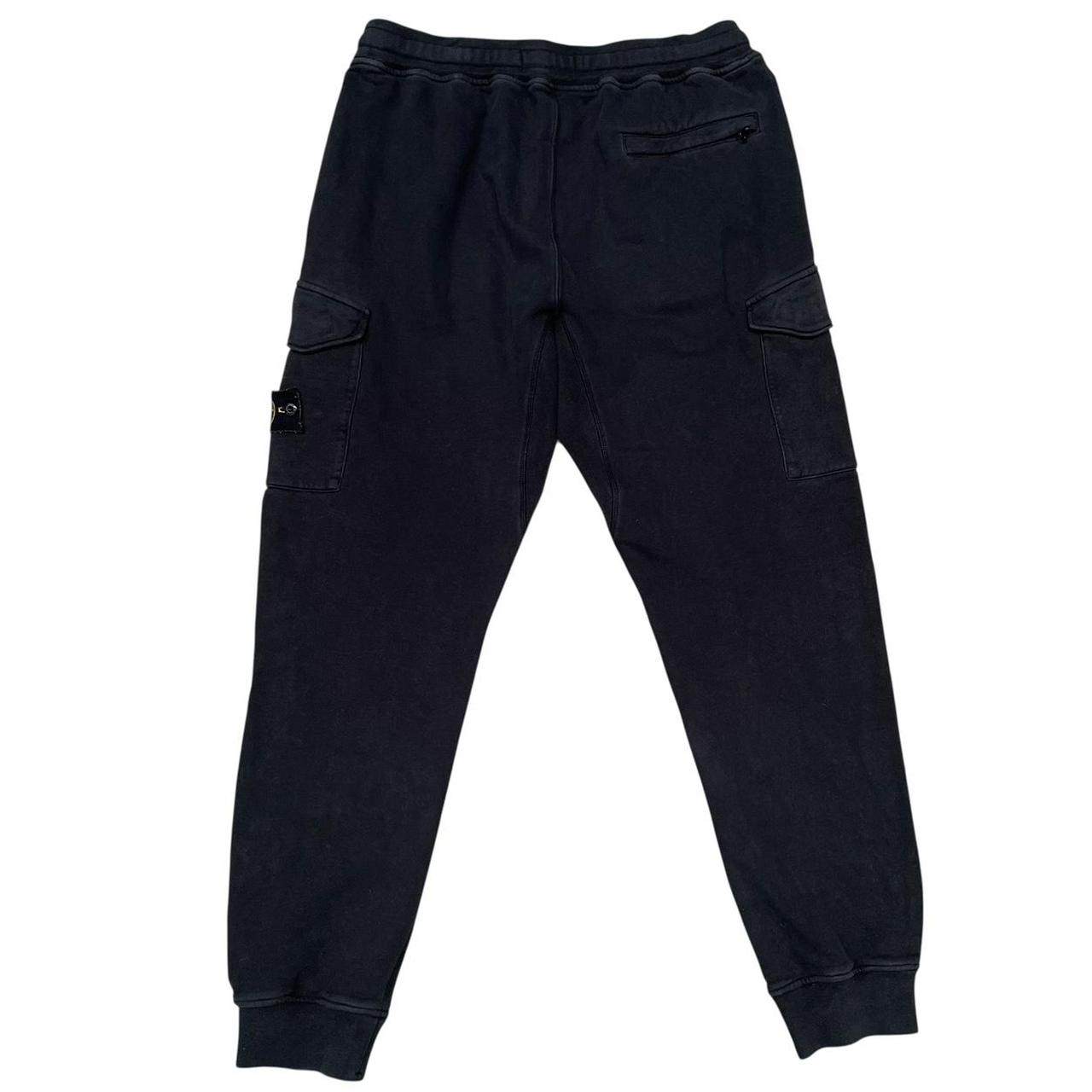 Stone Island AW 2019 Black Cotton Tracksuit Bottoms / Joggers