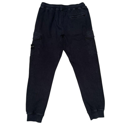 Stone Island AW 2019 Black Cotton Tracksuit Bottoms / Joggers