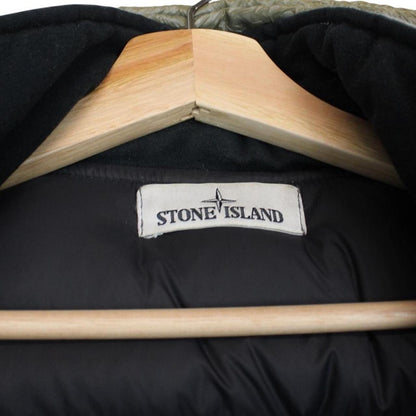 Stone Island Grey Ice Wool Blend Down Field Jacket