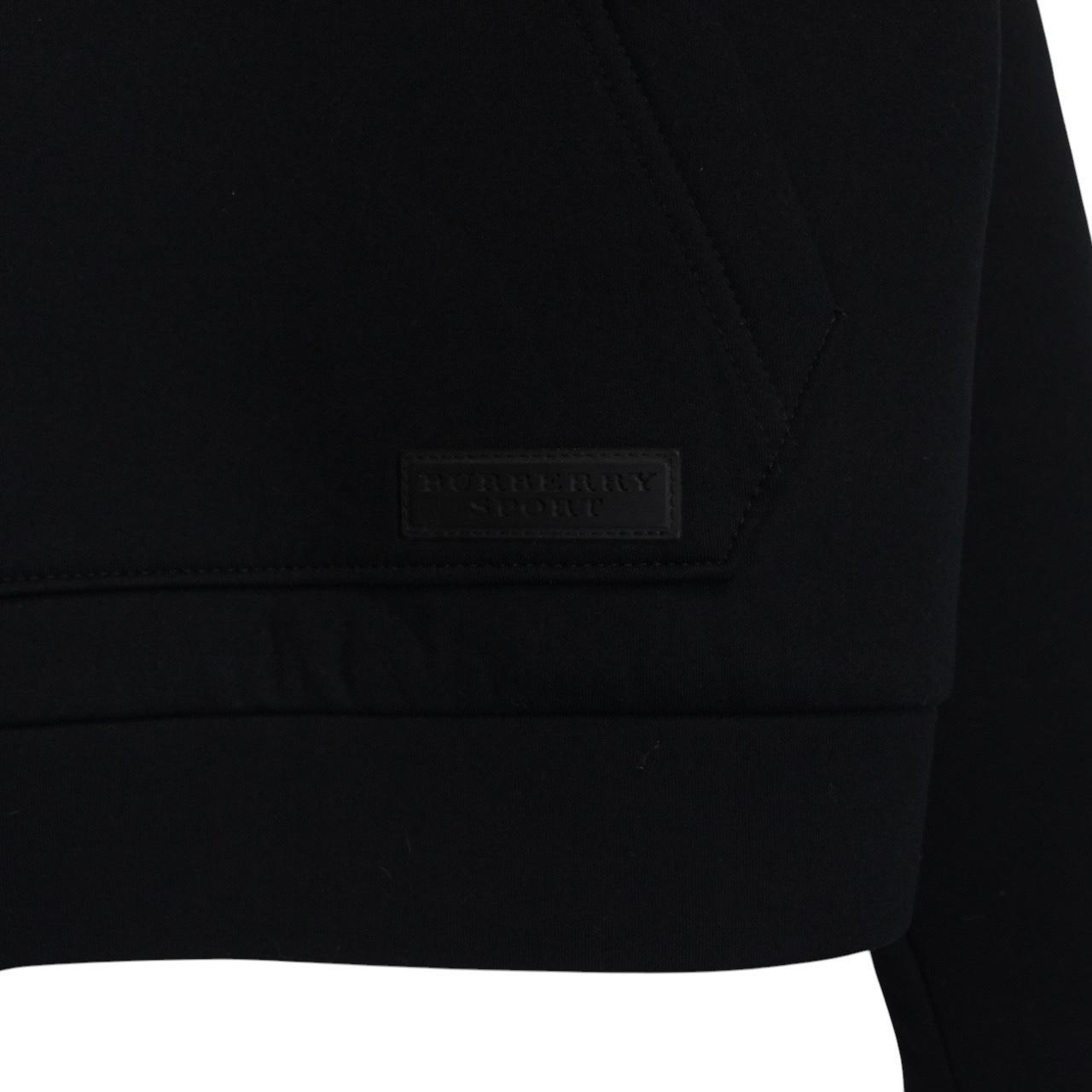 Vintage Burberry Sport Black Full Zip Cotton/Nylon Soft Shell Jacket