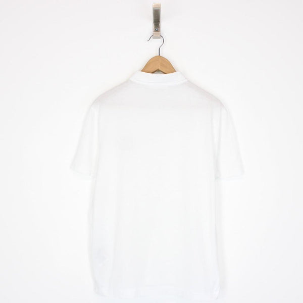 Stone Island SS 2019 White Short Sleeve Compass Polo Shirt