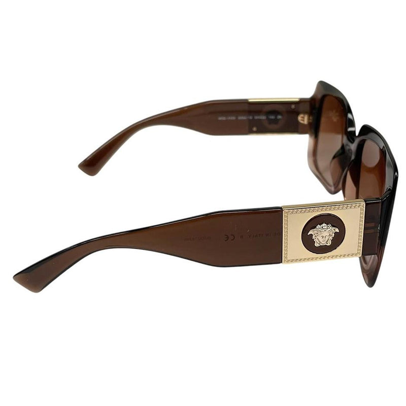 Versace Brown 4405 Chunky Square Sunglasses