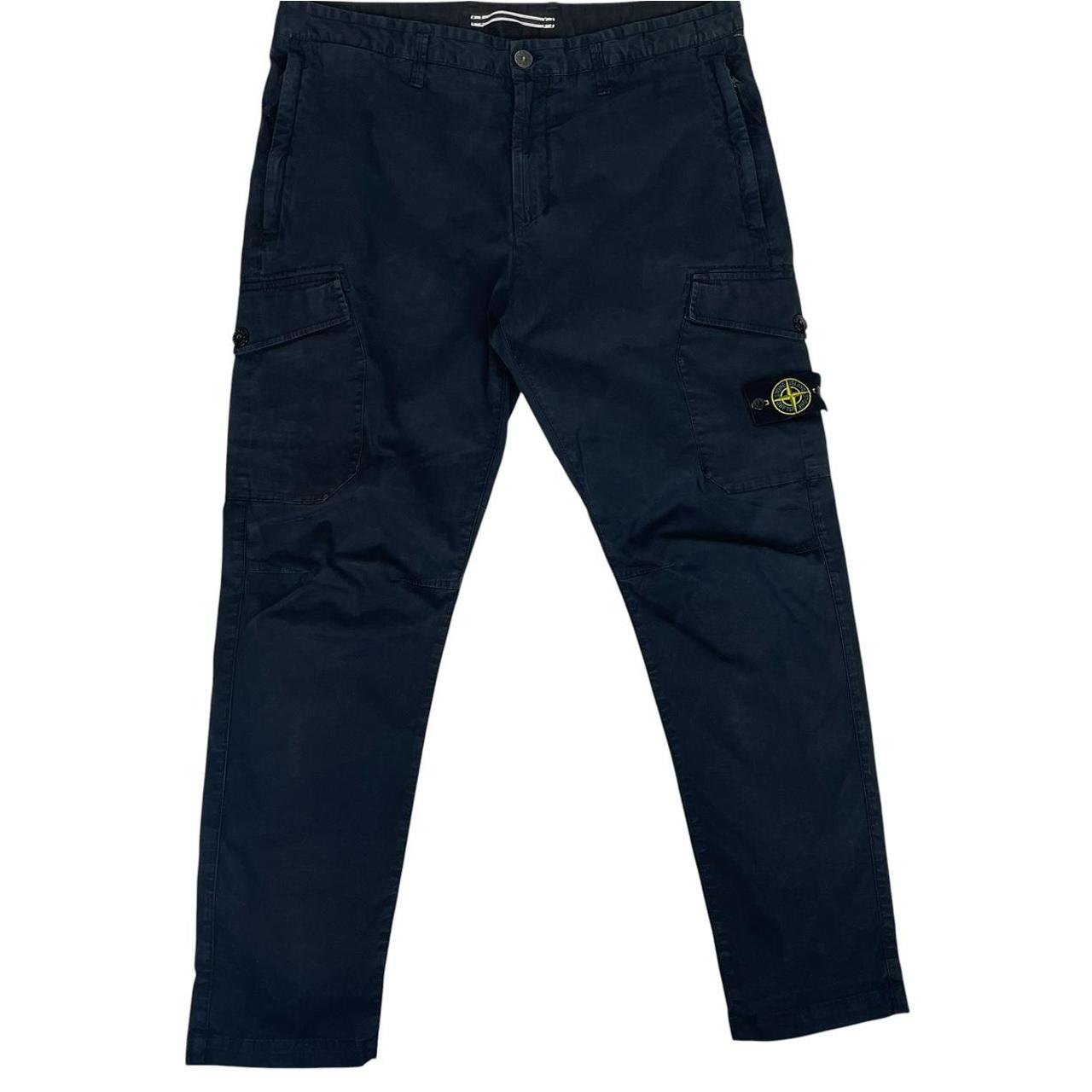 Stone Island AW 2020 Black RE-T Fit Cargo Trousers