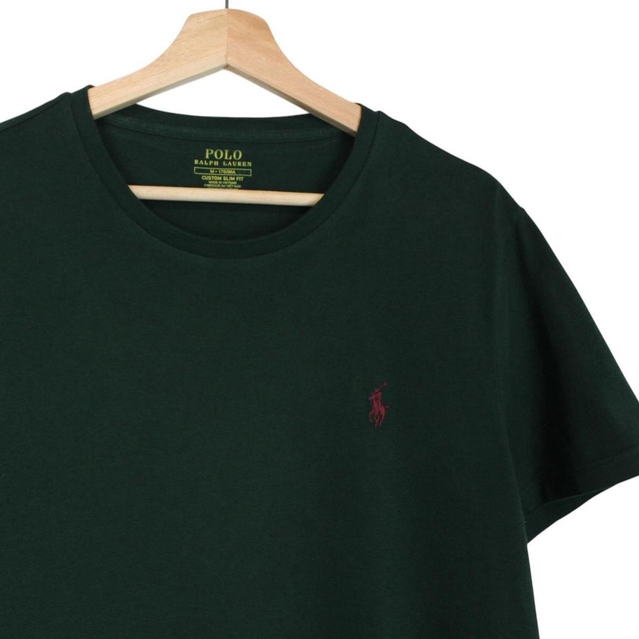 Polo Ralph Lauren Green Short Sleeve Cotton Slim Fit T-Shirt