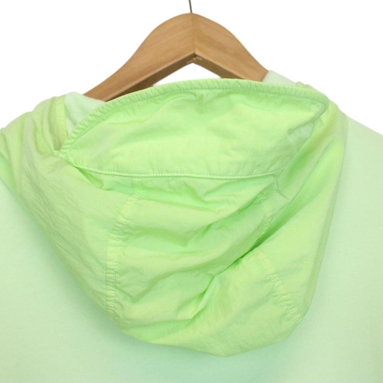 Stone Island SS 2023 Green Cotton Nylon Detail Hoodie Jumper