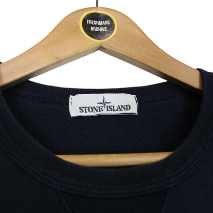 Stone Island SS 2018 Navy Blue Cotton Sweatshirt Jumper