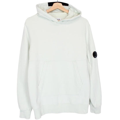 CP Company Mint Green Lens Cotton Hoodie Jumper
