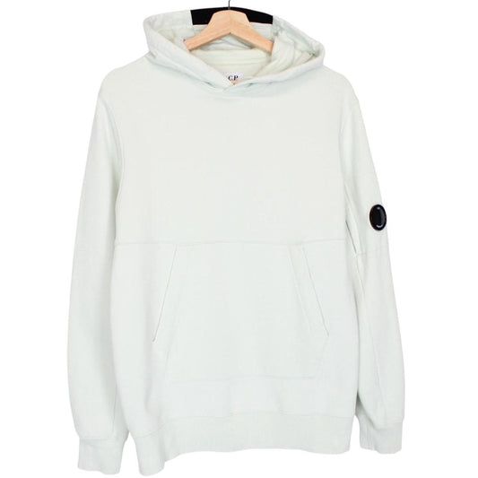 CP Company Mint Green Lens Cotton Hoodie Jumper