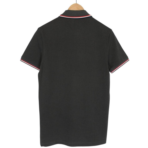 Moncler Maglia Manica Corta Khaki Green Short Sleeve Polo Shirt