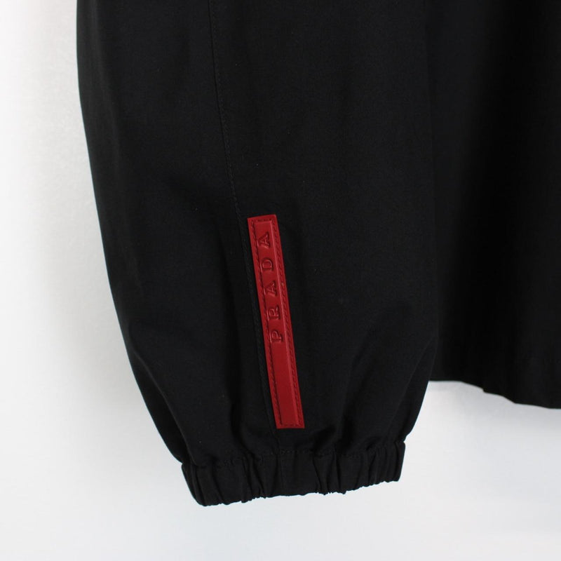 Vintage Prada Sport Black Waterproof Gore-Tex Full Zip Jacket