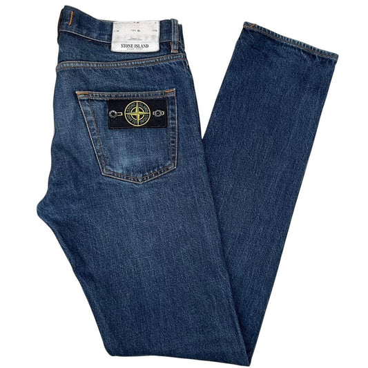 Stone Island SS 2017 Navy Blue Slim Fit Denim Jeans