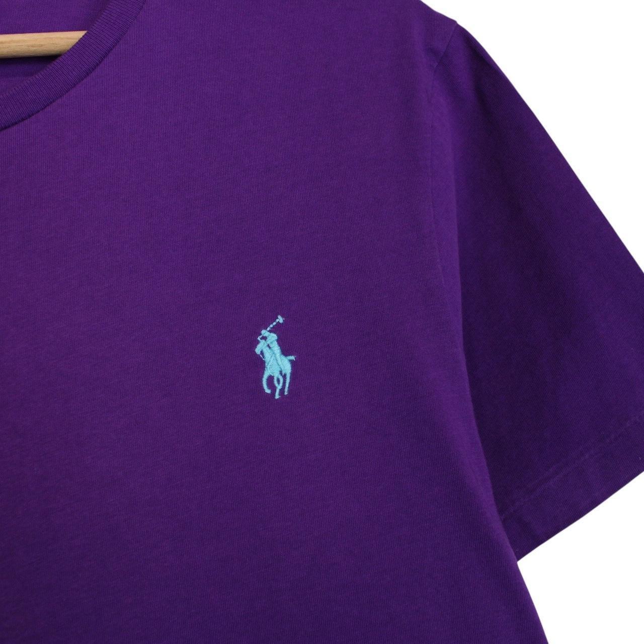 Polo Ralph Lauren Purple Short Sleeve Cotton T-Shirt