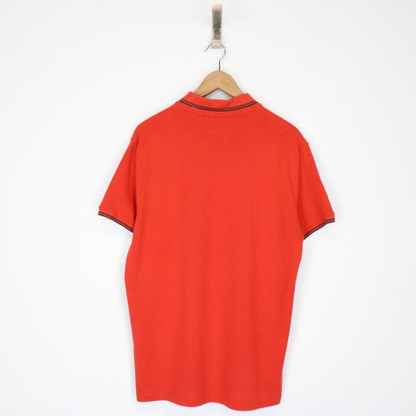 Moncler Maglia Manica Corta Orange Short Sleeve Polo Shirt