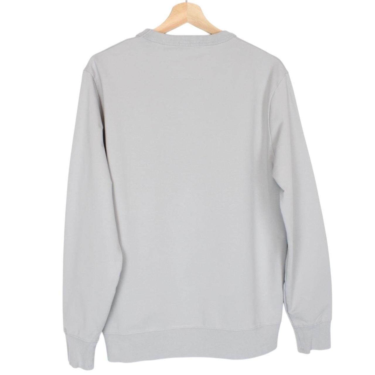 CP Company Metropolis Grey Patch Sweatshirt Jumper