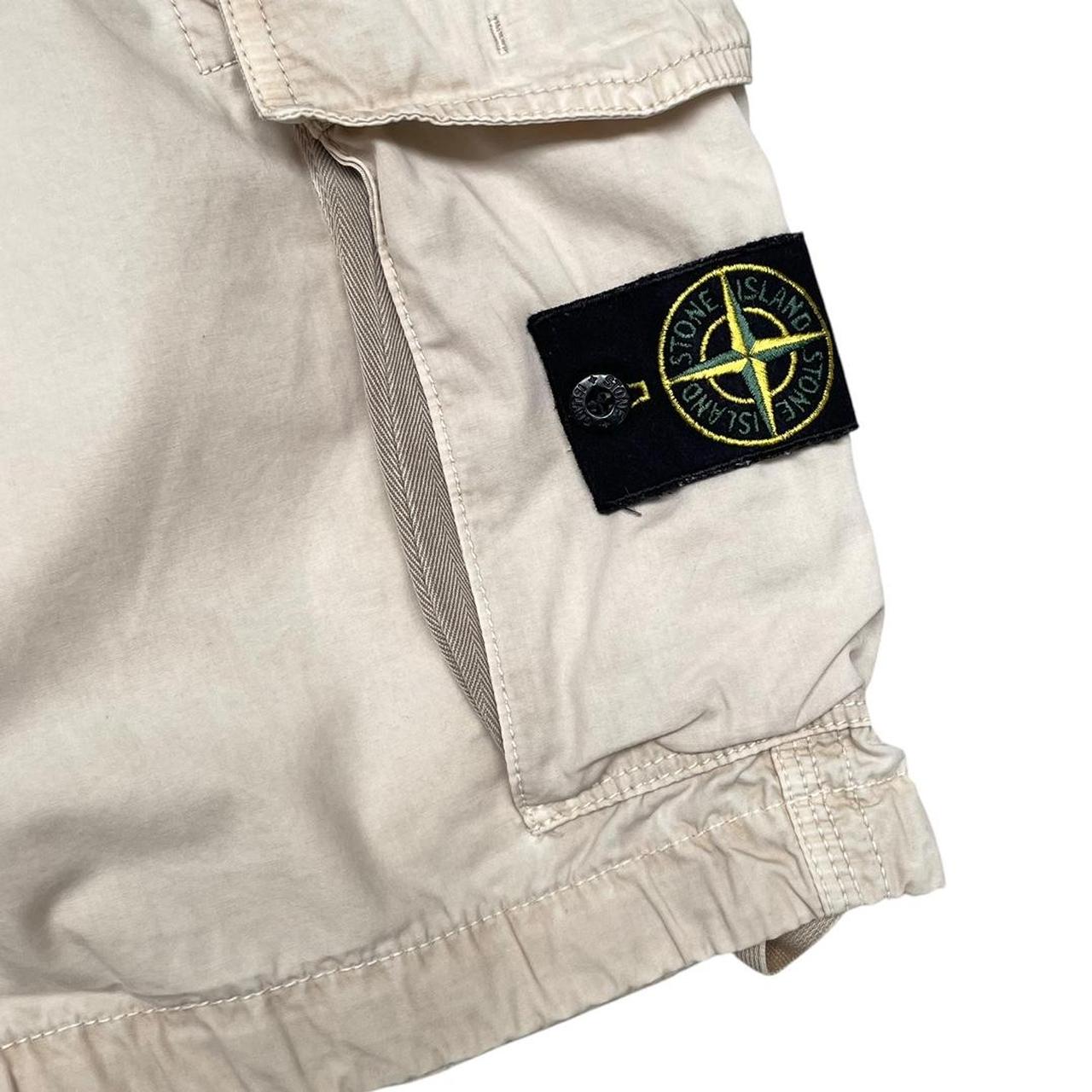 Stone Island SS 2016 Beige Bermuda Cotton Cargo Shorts