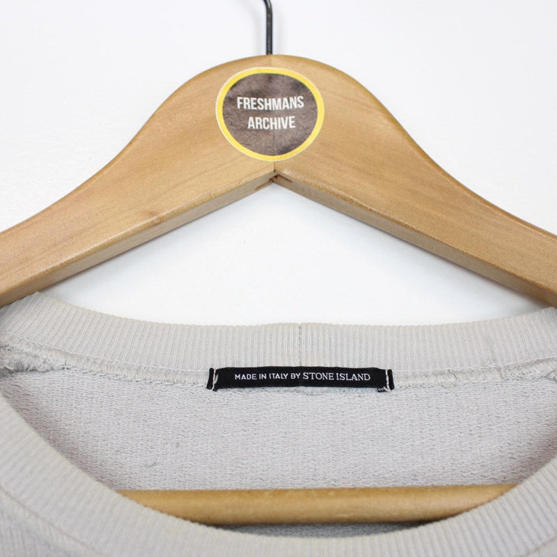 Vintage Stone Island Denims SS 2003 Grey Cotton Sweatshirt Jumper
