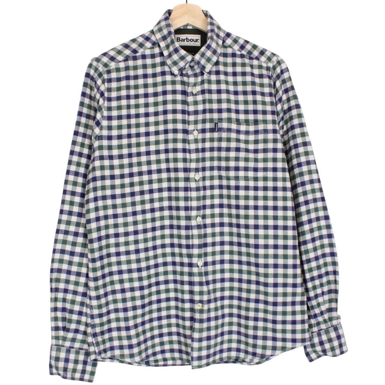Barbour Multicoloured Check Long Sleeve Cotton Shirt