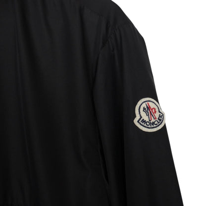 Moncler Albert Black Nylon Full Zip Bomber Jacket