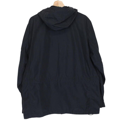 Stone Island SS 2018 Navy Blue Micro Reps Full Zip Parka Jacket
