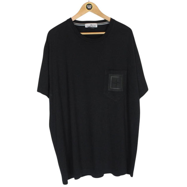 Stone Island AW 2018 Black Short Sleeve Compass T-Shirt