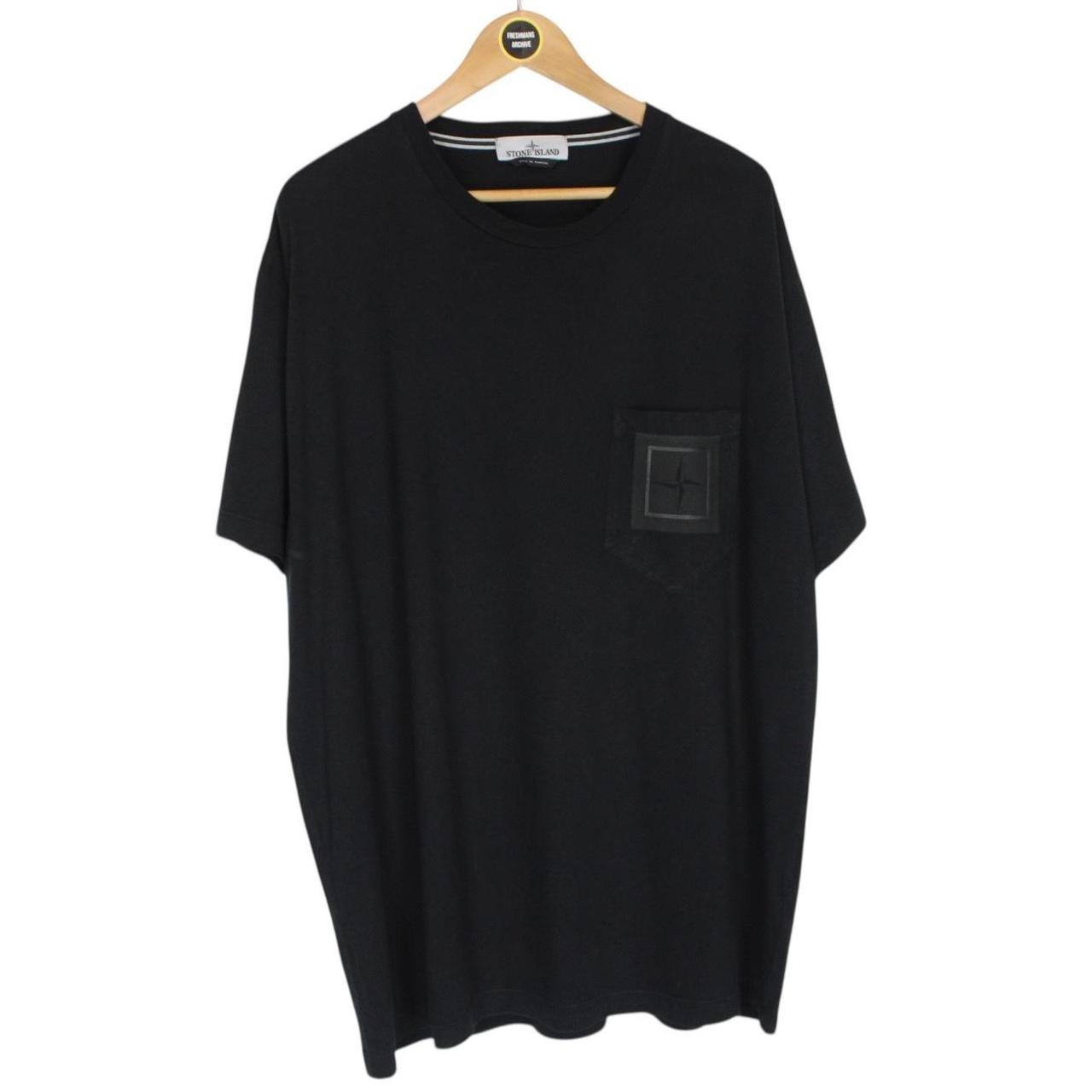 Stone Island AW 2018 Black Short Sleeve Compass T-Shirt