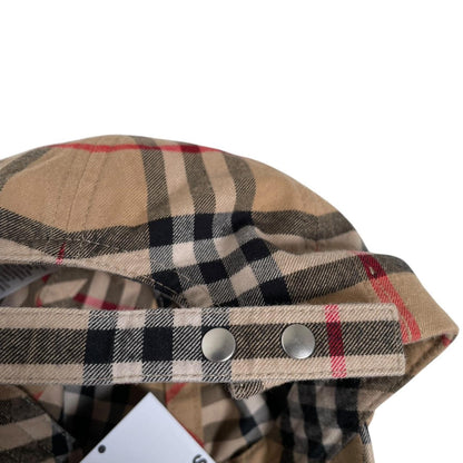 Burberry Beige Archive Nova Check Baseball Cap