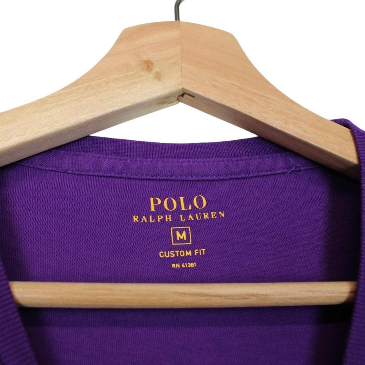 Polo Ralph Lauren Purple Short Sleeve Cotton T-Shirt