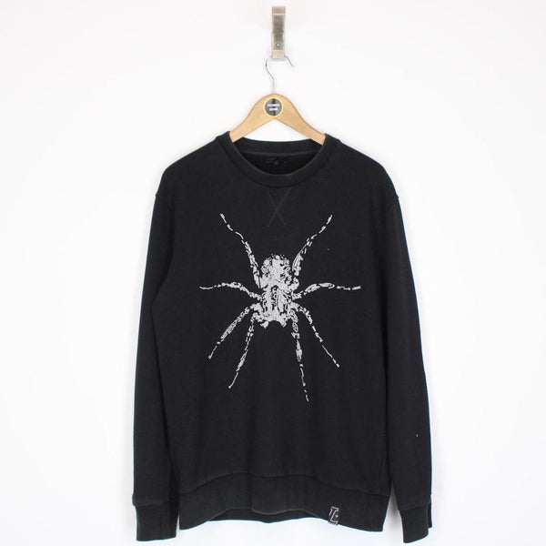 Lanvin Black and White Spider Print Sweatshirt Jumper